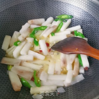 素炒山药的做法步骤：6