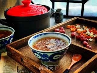 桃胶皂角米雪燕羹的做法步骤：10