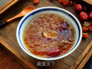 桃胶皂角米雪燕羹的做法步骤：11