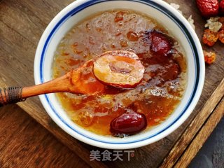桃胶皂角米雪燕羹的做法步骤：12