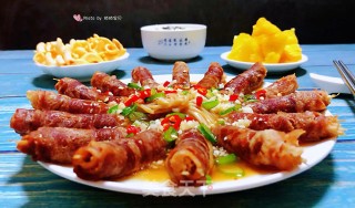 蒸肥牛金针菇的做法步骤：12