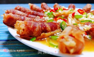 蒸肥牛金针菇的做法步骤：13