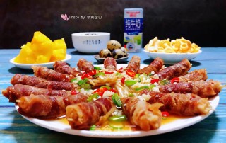 蒸肥牛金针菇的做法步骤：15