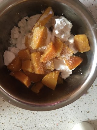 香芋地瓜丸的做法步骤：4