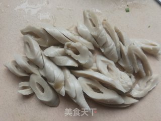 儿菜炒面筋的做法步骤：3