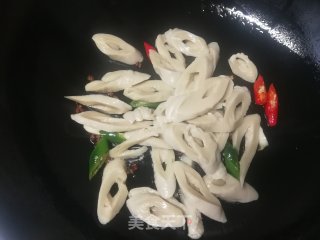 儿菜炒面筋的做法步骤：6