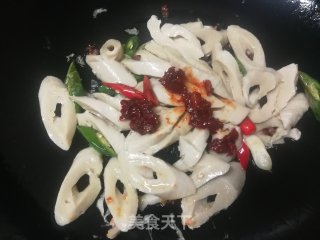 儿菜炒面筋的做法步骤：7