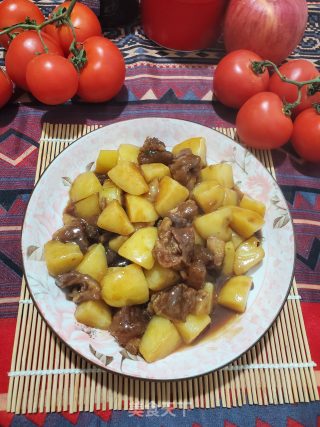 土豆焖牛腩的做法步骤：10