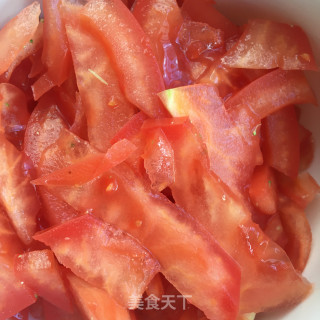 西红柿炒菜花的做法步骤：4