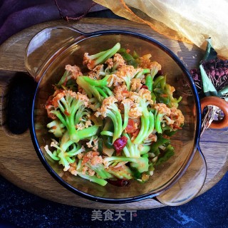 西红柿炒菜花的做法步骤：11