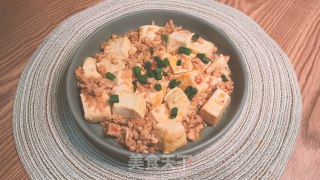 豆腐肉末，零厨艺就能搞定的家常菜的做法步骤：10