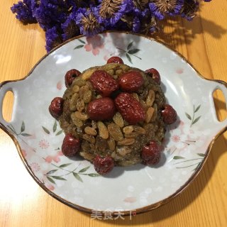 美味红糖糯米饭的做法步骤：9
