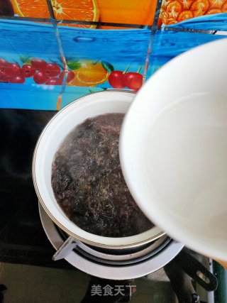 黄瓜紫菜蛋花汤的做法步骤：3