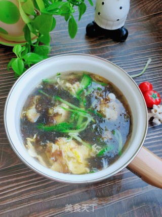 黄瓜紫菜蛋花汤的做法步骤：10
