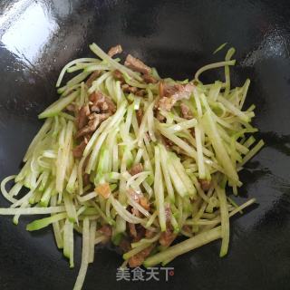 萝卜粉条炒肉的做法步骤：9