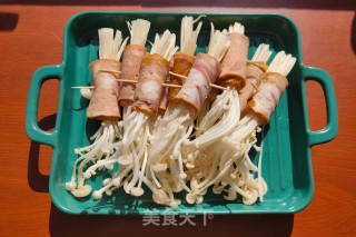 金针培根卷的做法步骤：2