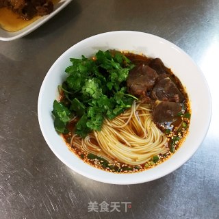 干切牛肉面的做法步骤：7