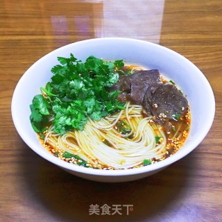 干切牛肉面的做法步骤：8