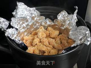 砂锅烤鸡米花的做法步骤：7