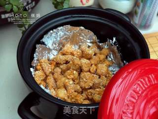 砂锅烤鸡米花的做法步骤：12