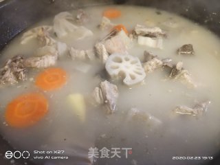 莲藕胡萝卜炖排骨的做法步骤：6