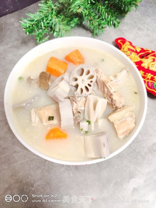 莲藕胡萝卜炖排骨的做法步骤：7