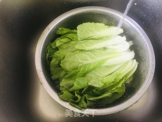 小白菜炒粉条的做法步骤：4