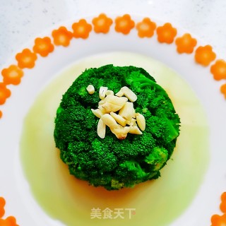 蒸鱼汁西兰花的做法步骤：8