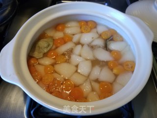 金桔雪梨汤的做法步骤：8