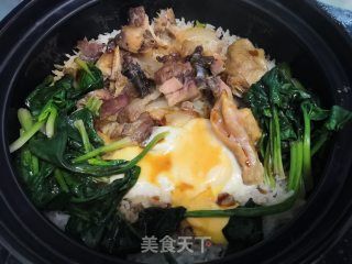 腊味煲仔饭的做法步骤：12