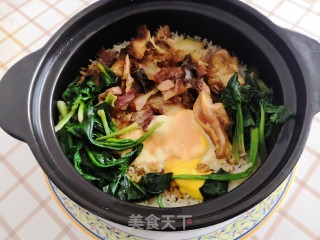 腊味煲仔饭的做法步骤：13