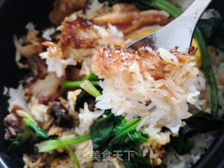 腊味煲仔饭的做法步骤：14