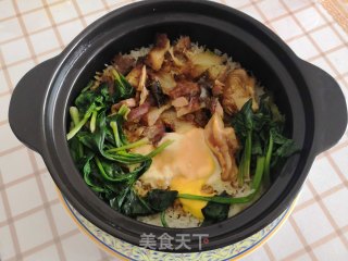 腊味煲仔饭的做法步骤：15
