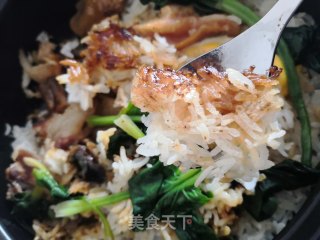 腊味煲仔饭的做法步骤：16