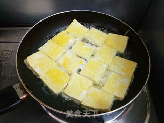 浇汁煎焖豆腐的做法步骤：7