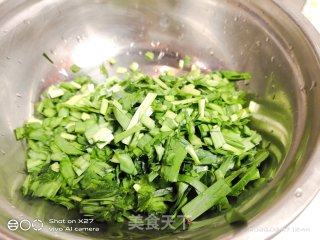 韭菜煎鸡蛋的做法步骤：1