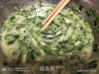 韭菜煎鸡蛋的做法步骤：4