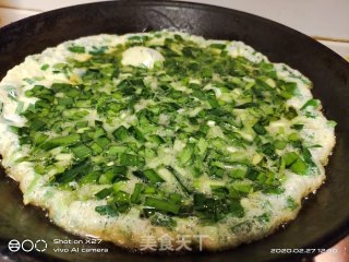 韭菜煎鸡蛋的做法步骤：5