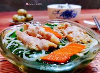菠菜金针菇肥牛汤的做法步骤：12