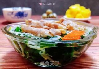 菠菜金针菇肥牛汤的做法步骤：14
