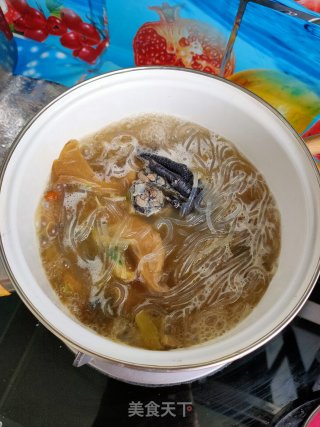鸡汤红薯粉的做法步骤：7