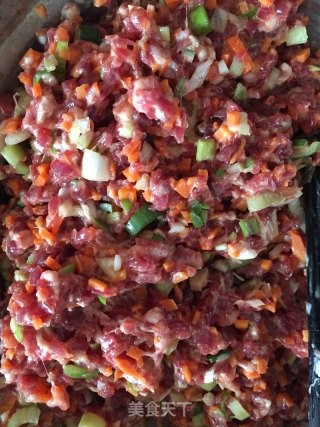 牛肉胡萝卜饼的做法步骤：7