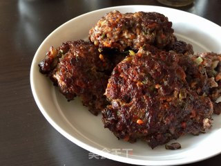 牛肉胡萝卜饼的做法步骤：11