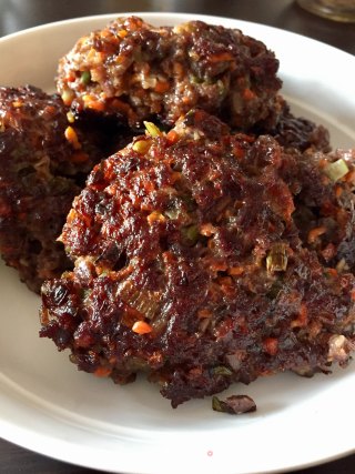 牛肉胡萝卜饼的做法步骤：12