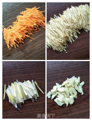 干豆腐拌菠菜的做法步骤：3