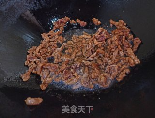 青椒土豆炒肉丝的做法步骤：6