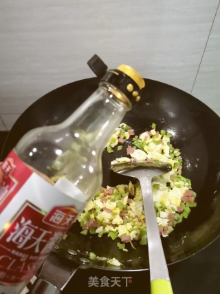 油炸炒饭的做法步骤：5