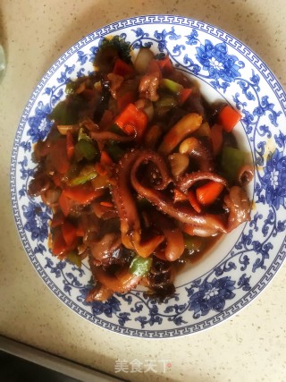 土豆家～～【爆炒章鱼须】的做法步骤：8