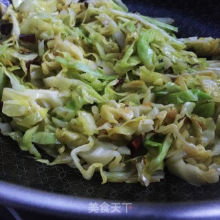 香辣包菜丝的做法步骤：7