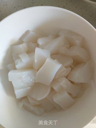 鸡蛋烩粉片的做法步骤：2